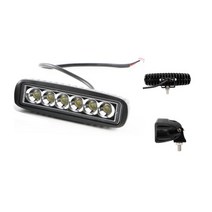 대성부품 LED 작업등 172 12V 24V 6구 18W 라이트 트럭 화물차 직사각 확산형 중장비 농기계 트랙터 써치등 써치라이트 6발 조명등 LED안개등 트레일러 겸용 특장차