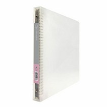 문화 반투명 30공바인더 B446-71 종이바인더 링바인더 문구바인, 단품