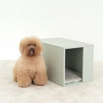 독톡 DIY 블럭 애견 강아지 하우스 대형 반려동물 하우스, 애쉬그린