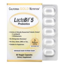 California Gold Nutrition 락토비브 50억 CFU 60정, 1개
