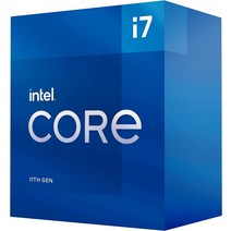 인텔 코어 i7-11700 컴퓨터 프로세서 8 코어 up to 4.9 GHz LGA1200 65W