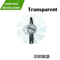 95MM CF1015H12D 기어 LED 쿨러 팬 교체 사파이어 NITRO RX590 RX580 RX570 RX480 RX470 4N001-02-20G 그래픽 카드 팬, 투명한