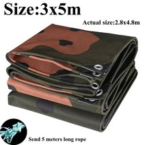 방수포 위장 타포린 PVC 코팅 방수 천 야외 천막 트럭 캐노피 Oilcloth 옥스포드 헝겊 음영 항해, 9.3x5m