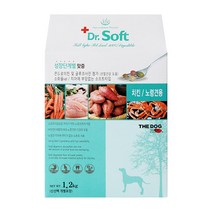 더독 닥터소프트 강아지사료 1.2kg 치킨 노견용