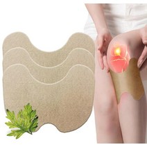 무릎 온열 맛사지기20pcs 무릎 케어 스티커 바디 통증 완화 패치 의료 석고 쑥 관절, 20개