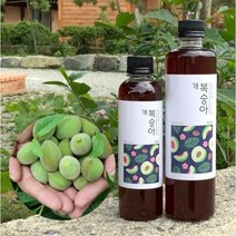 농부프린스 무농약 개복숭아청 개복숭아효소 진액 원액 액기스 1000ml