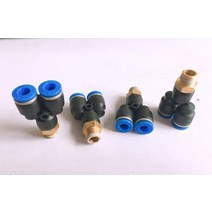 공압 부품 Y형 공압 피팅 공기 파이프 10 피스 퀵 조인트 부품 3 웨이 Pneumatic Fitting &, 04 PX6-04
