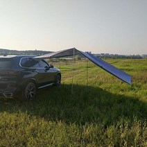 자동차텐트 사이드 차박텐트 루프탑텐트 승용차 슬림 자동차 쉼터 그늘 캠핑 지붕 상단, grey 440 x 200