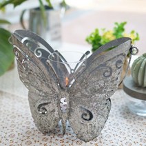 나nanr_빈티지 나비 촛대 (실버) 엔팅 엔틱♥sksnfll, ♥newvel, ♥sstarting