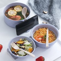 공장 거품 국수 그릇 학생 큰 대나무 섬유 식당 식기 세트 배수 수프 6 조각 도매 맞춤형 로고, 핑크