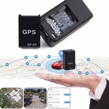 위치추적기 휴대폰위치추적기 소형 무선 위치추적기 휴대용 GPS 추적기 GF07 미니 GSM/GPRS 자동차 로케이, 01 black