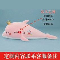 귀여운 변호사 우영우 고래 롱 쿠션 바디필로우 대형 인형 기념일 선물, 핑크돌핀-스판초슬림커스터디
