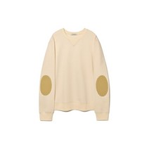 [조질롱] SUPIMA NOIL ELBOW STITCH SWEATSHIRT OFF BEIG