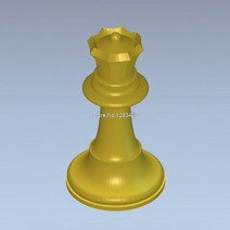 국제 체스 3D 모델 4 축 원형 다이어그램 STL 파일의 조각 cnc 기계 6 개/묶음, 한개옵션0