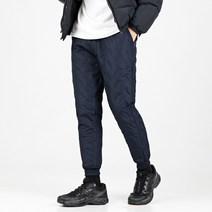 스타일에스 남녀공용 핫 버닝 프레스 입체 패딩 트레이닝 겨울 조거 팬츠