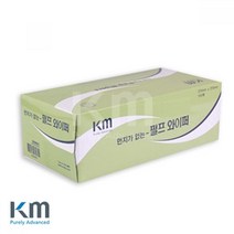KM 먼지가 없는 펄프 와이퍼 215x215mm 150매 1각, 색상:[색상]본상품