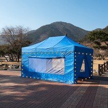 프리미엄 캐노피 천막 2X2 3X2 3X3 벽면 바람막이 창문 가림막 벽면가방 포함, P창문모기장4벽면 2X2:베이지
