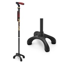 아이온 노인 사발지팡이 네발 4발 다족 환자용 편마비 비나띠 카본 의료기상사 노인 장기요양 복지용구 실버용품 요양등급, 블루, 일반구매