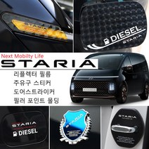 JSTAR 스타리아 필러포인트 리플렉터 주유구 도어스트라이커 포인트 몰딩 플레이트 자동차 스크래치 방지 드레스업 악세사리 용품, js03_캣츠아이 리플렉터 필름/ 퍼플