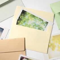 파스텔 청첩장 엽서봉투 100장입, 블루