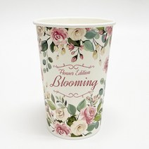 13온스(390ml) 플라워에디션 1박스(1000개입), Blooming