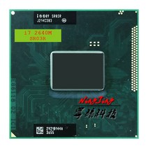 노트북 프로세서 인텔 코어 i7 2640m i7 2640m sr03r 2 8GHz 듀얼 코어 쿼드 스레드 CPU 프로세서 4m 35w 소켓 g2rpga988b