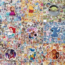 디즈니 스티커 모음 겨울왕국 라이온킹 라푼젤 코코 미키마우스 스티커, Disney Character