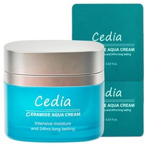 CEDIA 세디아 세라마이드 아쿠아 크림 50ml + 증정-크림 샘플 25ml/ 세라마이드 엔피 10000ppm, 1개