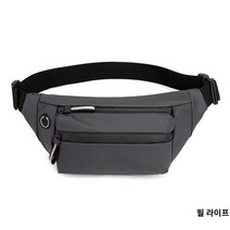 스키 보드 힙색 방수 힙팩 사이드백 가방 파우치 스노우 부츠백, light gray