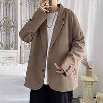 캐주얼슈트코디 드롭 드레이프 건달카리스마 정장 코트 남자 청소년 트렌드 눈길을 끄는 와이드 루즈핏 고가 2635601301