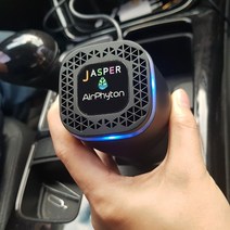 피톤치드 차량용 방향제 제스퍼 에어피톤 (배터리형) 피톤치드향, 블랙(C-type)-피톤치드