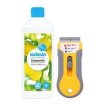 소다산 세라믹밀크 인덕션 세정제 500ml + 스크레이퍼 세트, 단품