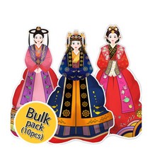 컬러룬 삼국시대 전통의상 3종(벌크 10입), 신라