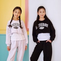 주니어 봄 나이스데이 크롭티 초등학생 여아 스쿨룩 티셔츠 11-19호