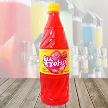 오뚜기 복숭아향 슬러시 시럽 1kg/과일 슬러쉬 원액
