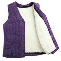 가죽조끼 가죽자켓 라이더자켓 레더자켓 울 베스트 여 모피 일체 중장 리얼 양가죽 조끼 가을 겨울 두꺼운 면 기모 나시 엄마옷