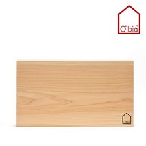 올비아 편백나무도마 (대) 무절 44x24cm
