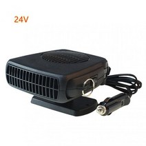 차량용커피포트 12V/24V 자동차 난방 팬 휴대용 전기 히터 냉각 해동 기 Demister 트럭 도매, 01 24v