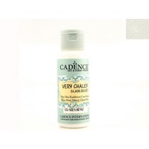 헤리티지공예 CADENCE 베리쵸키 글라스 데코 울트라 매트 물감 59ml (무광 수성 유리 글라스 포슬린 물감), 2.웜화이트(CG1332)