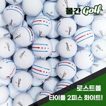 타이틀리스트 2피스 흰볼 로스트볼 10개입, 타이틀리스트 2피스 흰볼  로스트볼, A급