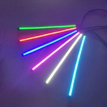 우리파파 12v 면발광 4way 컬러 무빙 LED바 30cm 45cm 60cm 싱글 CM-01, NO-1 화이트(1개), 1개