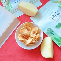 100% 천연 껍질째 건강한 장수 사과 칩 25g 아기 유아 간식 과자, 3팩