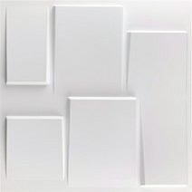 세라믹사이딩 메탈사이닝 아트월 3D 입체 벽 스티커 장식 거실 벽지 벽화 방수 패널 금형 욕실 주방 30x3, 05 I_02 1 Piece-Matt white
