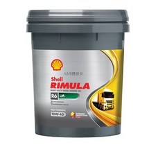 엔진오일 Shell Rimula R6 LM 10W-40 20L, 1개