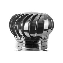 벤츄레이터 무동력흡출기 무소음 옥상 배기 통풍구 지붕 환기 환풍기, M. 160mm (304 스테인레스 스틸 완성 된 제품