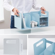 아이방정리 책쓰러짐방지 간이책꽂이 시험준비 행정실 북홀더 오피스 작업실 북받침, MINT