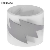 DIY 공예용품 장식품 폼폼 리본 Chzimade-1M x 3cm 벌집 하트 스타 반사 테이프 스티커 의류용 철 가방, 04 4