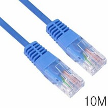 케이블 컴퓨터 네트워크 연결 CAT.5E UTP 크로스 랜케이블10M, 색상:[색상]본상품