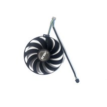 아수스 라데온 Rx 5600 Xt 듀얼 Evo Oc용 GPU 선풍기 T129215SU FDC10U12S9-C DC 12V 4 핀 RX5600XT 쿨러 9, 03 1pcs