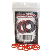 100 폴리우레탄 CO2 / HPA 탱크 O-링 (90 경도) [레드] - 페인트볼 co2 / 고압 공기 탱크용 우레탄 오링